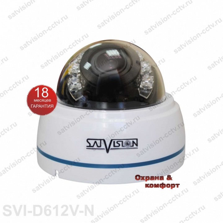 Внутренняя купольная IP видеокамера SVI-D612V-N фото